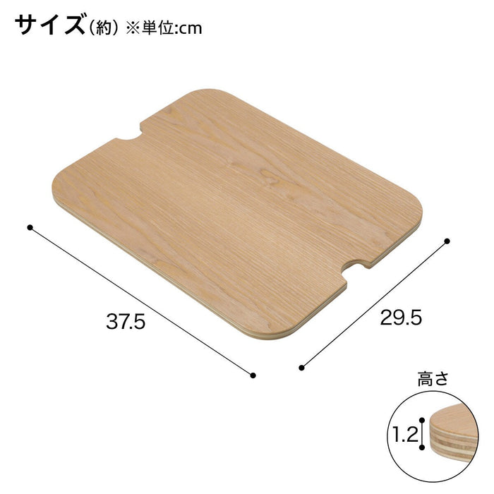 NON-SLIP WOOD TRAY FOR STEEL WAGON TROLLEY S