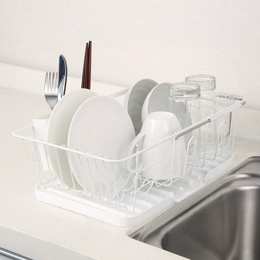 DISH DRAINER 1-TIER PP-1R WH