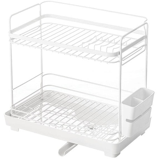 Dish Drainer Double Coating 2 Tier-Slim WH
