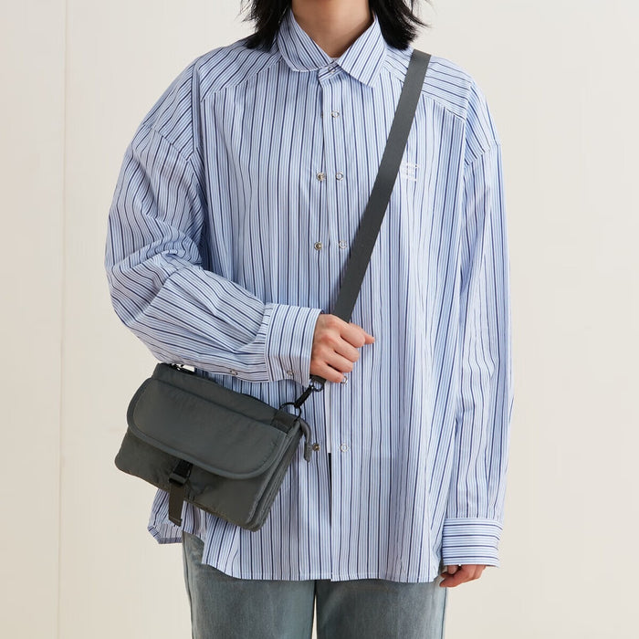 PORTABLE MULTI-POCKET CROSSBODY BAG DGY