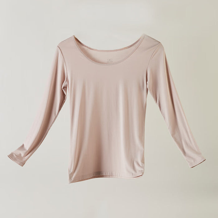 WOMEN MODAL LYCRA UNECK LONG RO XL
