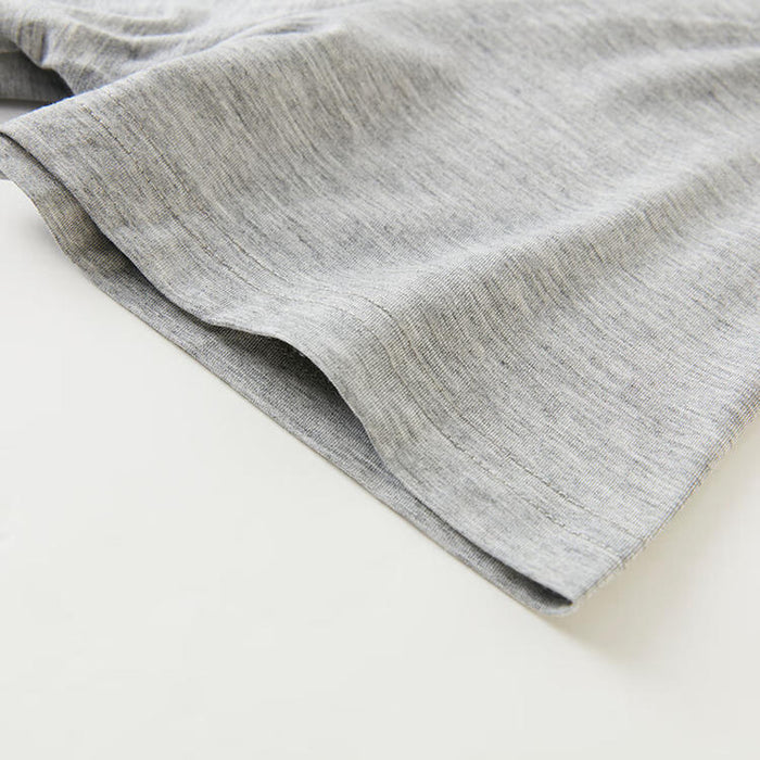 WOMEN MODAL VNECK SHORT GY XXL