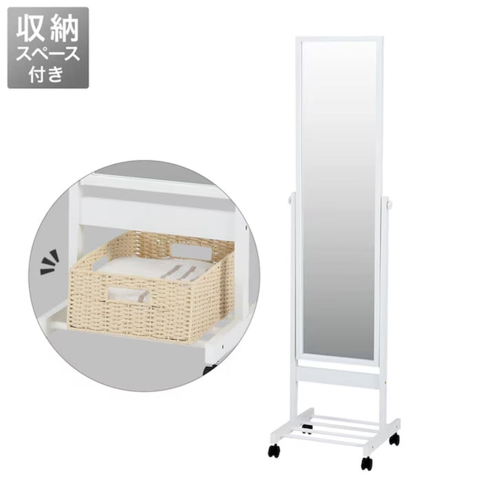 STANDING MIRROR CASTER FF4 WH