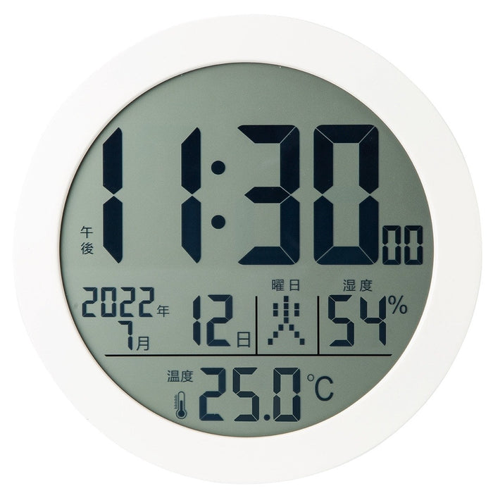 DIGITAL WALL CLOCK 001RN WH