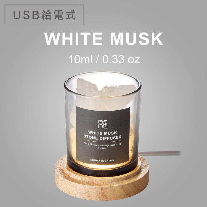 AROMA STONE WITH WOOD LIGHT BASE SET RF02