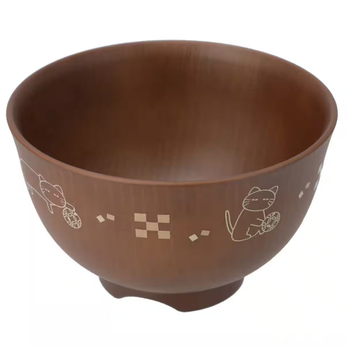 SOUP BOWL MIZUKIRI-HASORI DECONEKO PATTERN DJ511