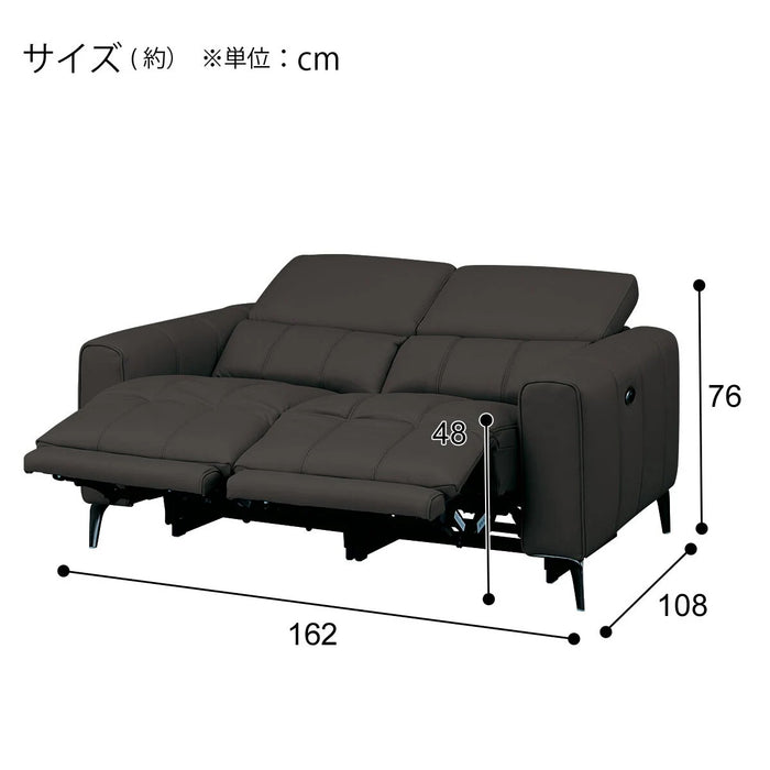 ELECTRIC 2P SOFA LS05 NW BK