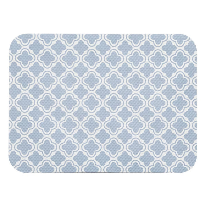 SOFT BATHMAT 29X39 QUARTERFOIL BL NA02