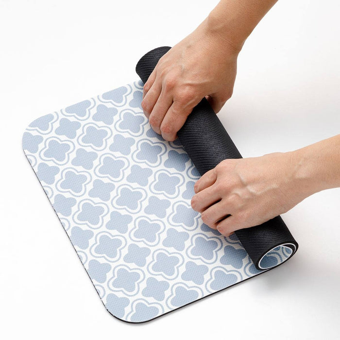 SOFT BATHMAT 29X39 QUARTERFOIL BL NA02