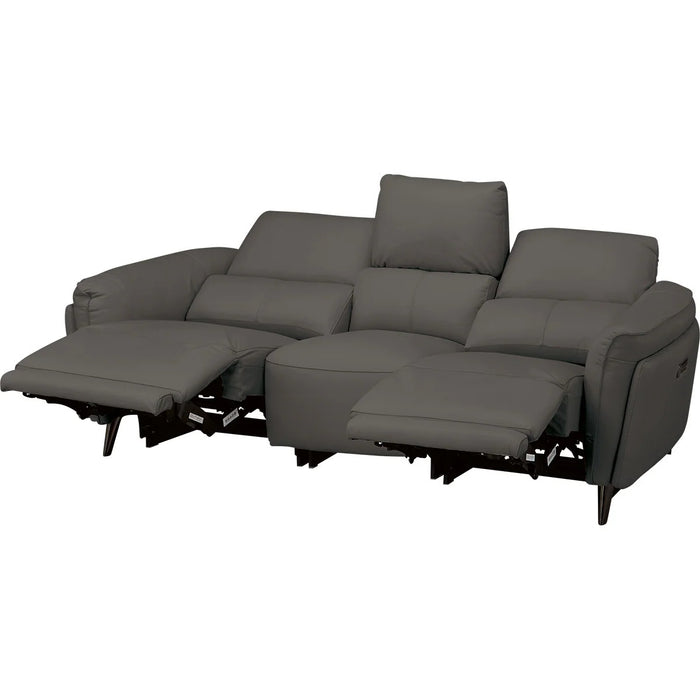 2M ELECTRIC 3 SEATER SOFA LS02 NW DGY