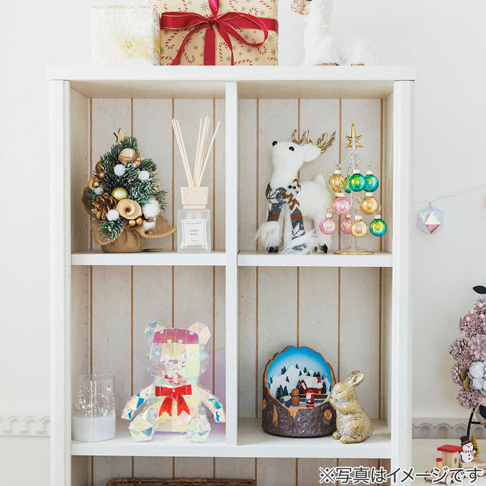 CHRISTMAS ORNAMENT MINI TREE SET GOLD N3LC