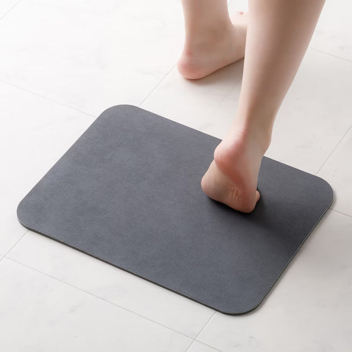 SOFT PU BATHMAT 29X39 DGY LQ01
