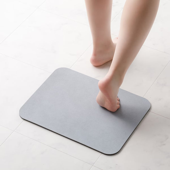 SOFT PU BATHMAT 29X39 LGY LQ01