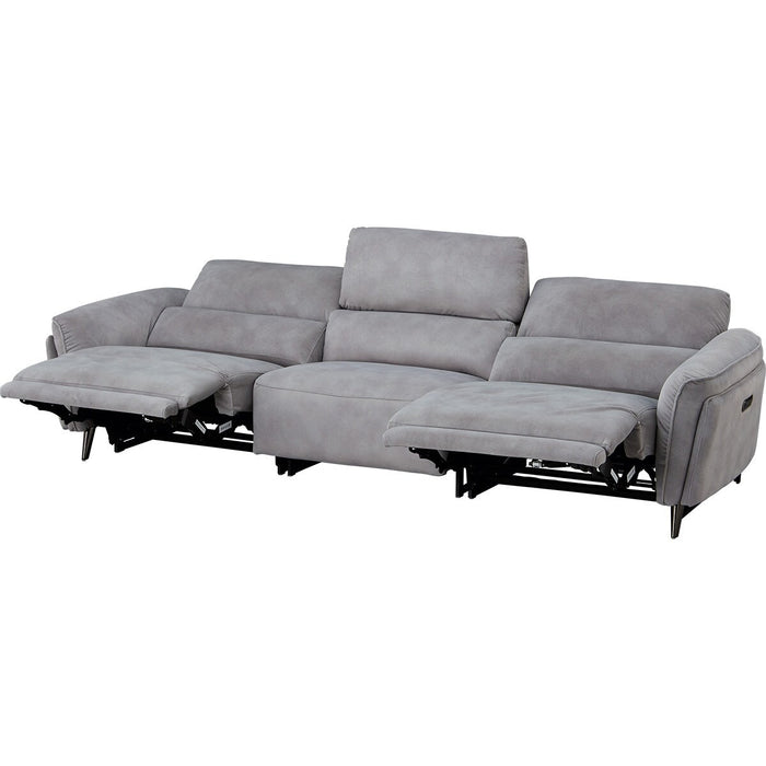 2M ELECTRIC WIDE 3 SEATER SOFA LS02 PEY GY