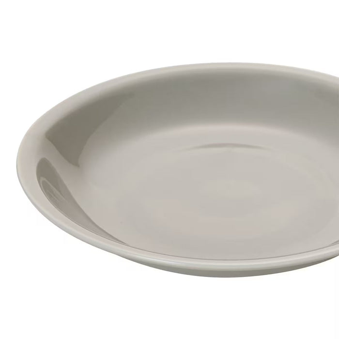 ULTRA LIGHTWEIGHT 12CM ROUND PLATE KARU:ECLE RIM PLATE GY