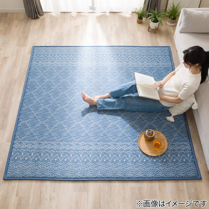 RUG NC EXTREME COLD RPT 185X185 BL Q01