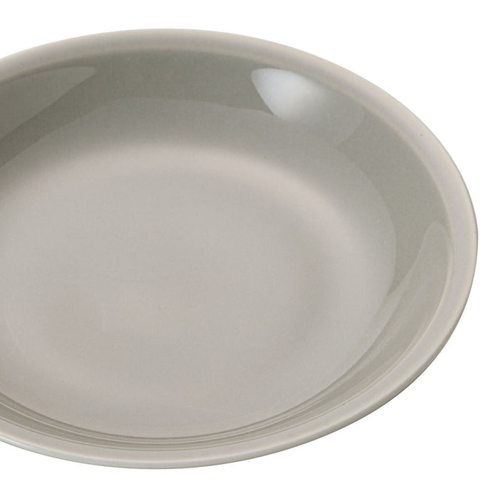 ULTRA LIGHTWEIGHT 12CM ROUND PLATE KARU:ECLE RIM PLATE GY