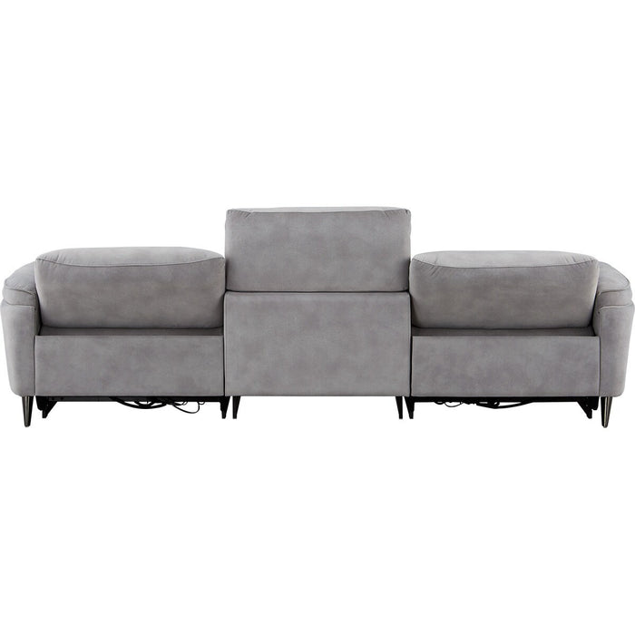 2M ELECTRIC WIDE 3 SEATER SOFA LS02 PEY GY