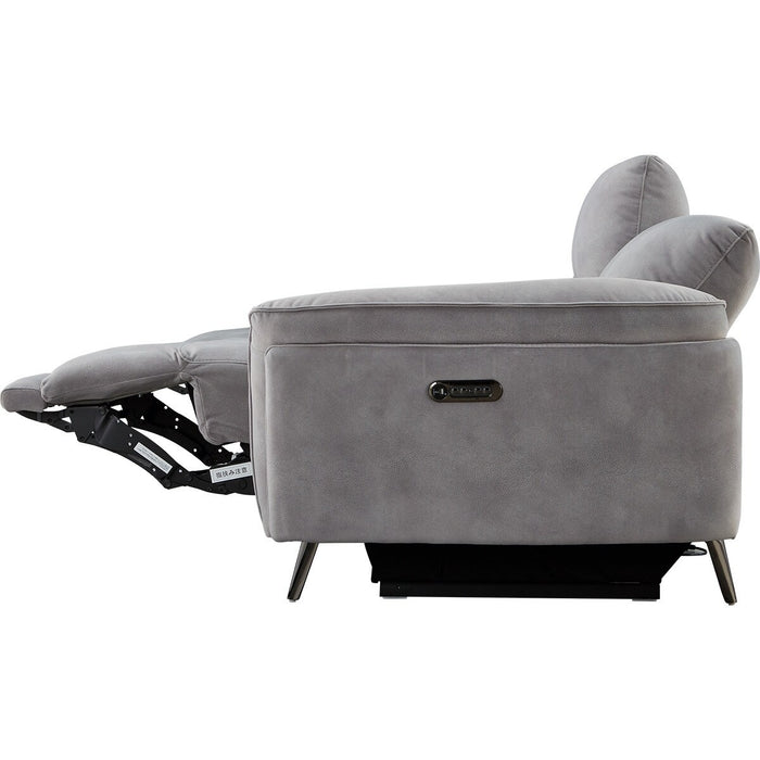 2M ELECTRIC WIDE 3 SEATER SOFA LS02 PEY GY