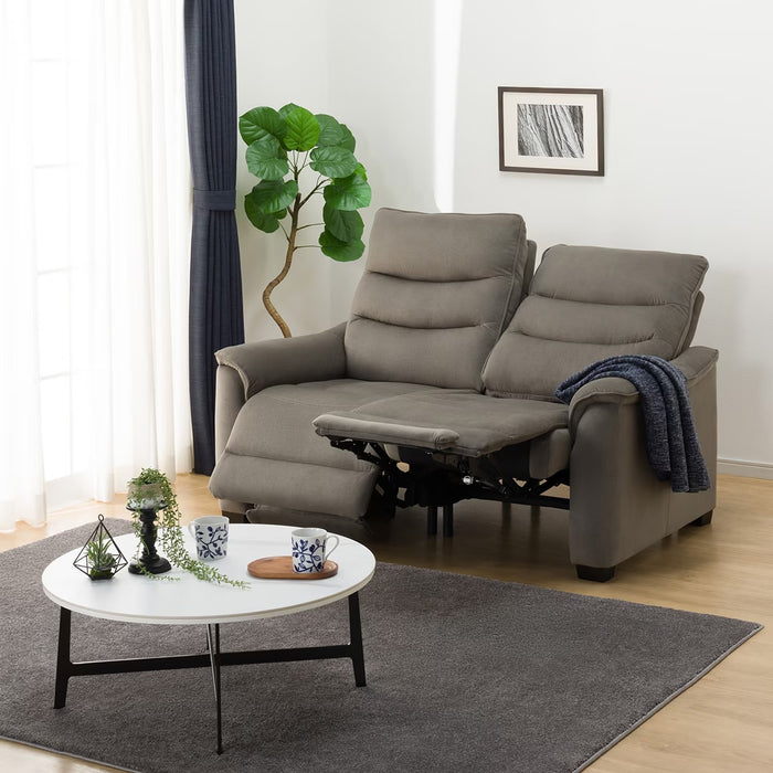 2P ELECTRIC SOFA N-BELIEVA 3 MICROFIBER GY