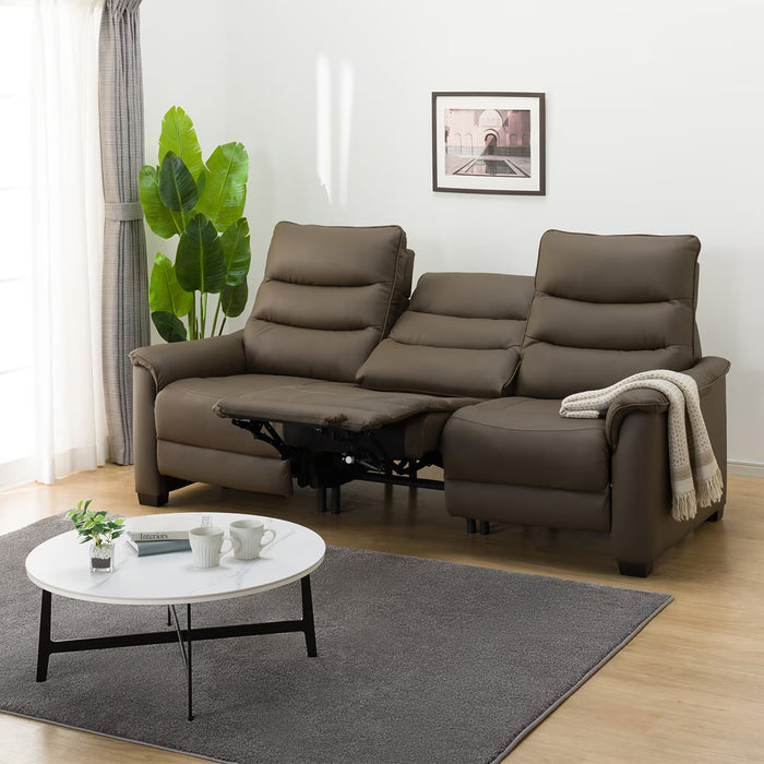 3 ELECTRIC 3P SOFA N-BELIEVA 3 LEATHER BR
