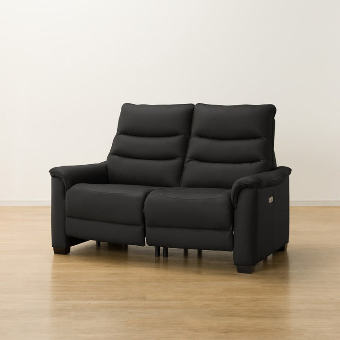 2P ELECTRIC SOFA N-BELIEVA 3 LEATHER BK