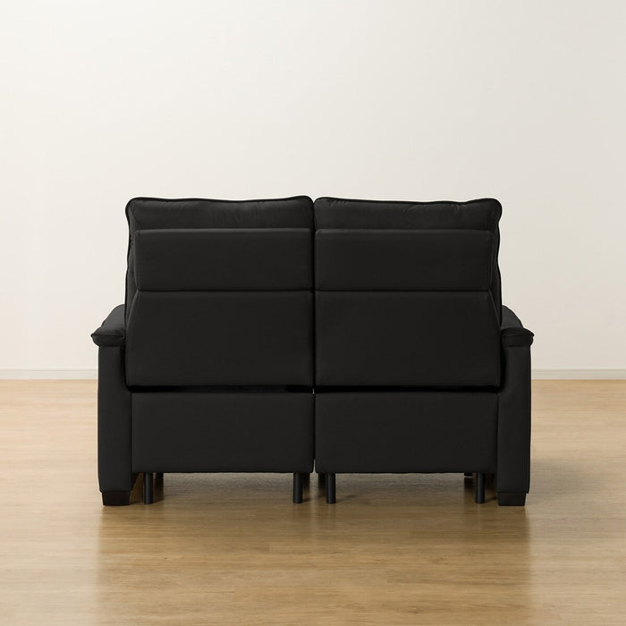2P ELECTRIC SOFA N-BELIEVA 3 LEATHER BK
