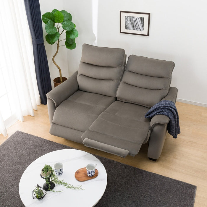 2P ELECTRIC SOFA N-BELIEVA 3 MICROFIBER GY