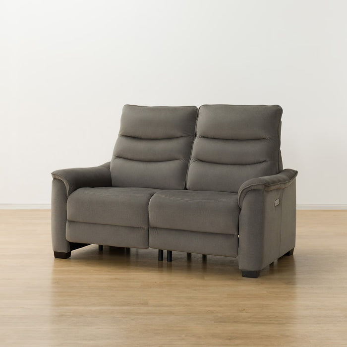 2P ELECTRIC SOFA N-BELIEVA 3 MICROFIBER GY