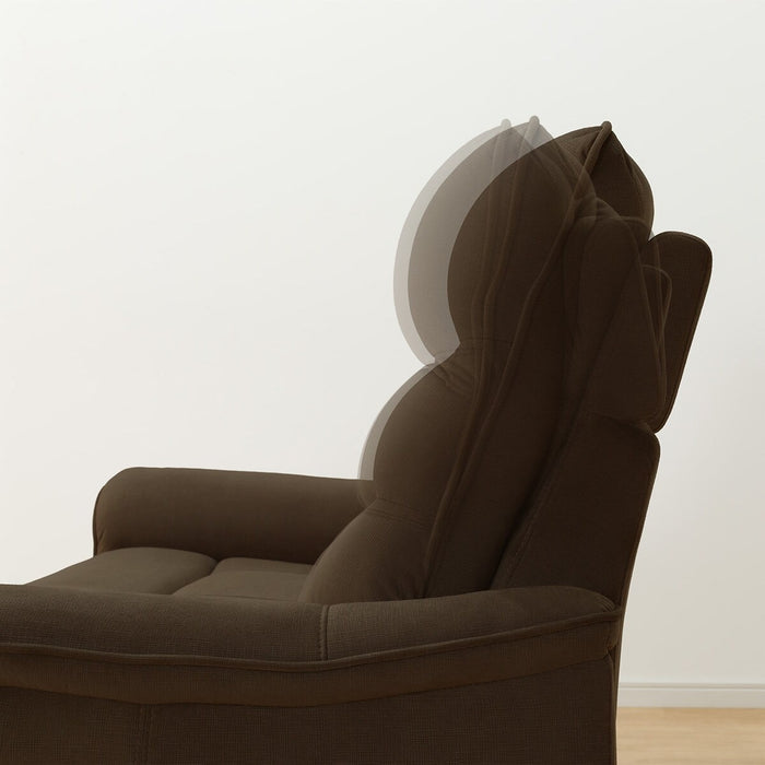 2P ELECTRIC SOFA N-BELIEVA 3 MICROFIBER BR