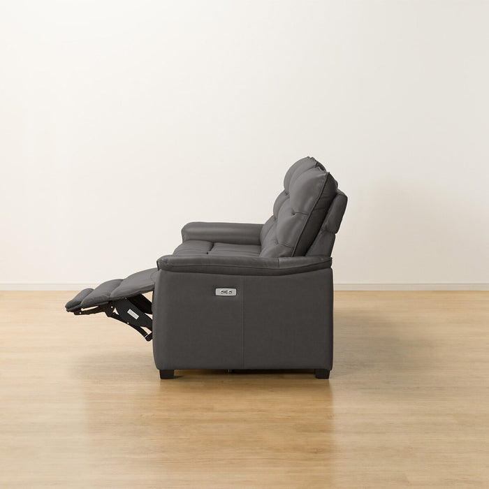 3 ELECTRIC 3P SOFA N-BELIEVA 3 TK-LEATHER DGY