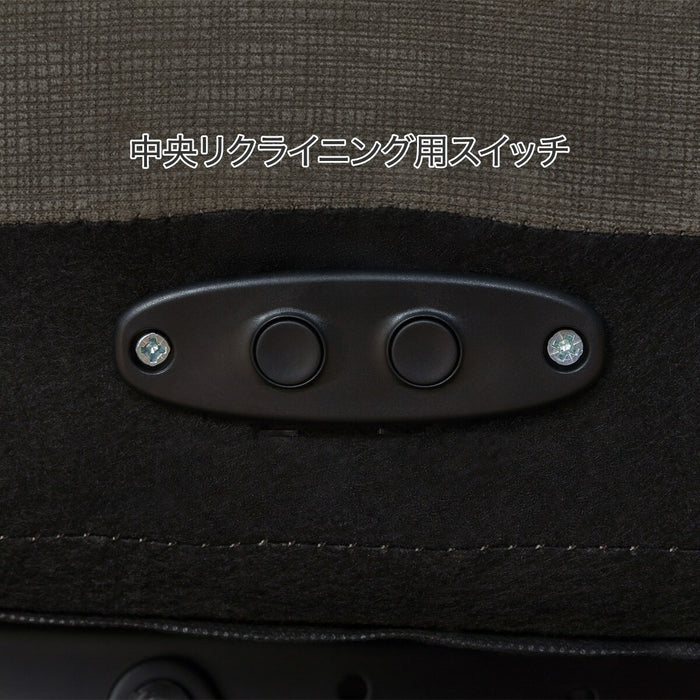 3 ELECTRIC 3P SOFA N-BELIEVA 3 MICROFIBER GY