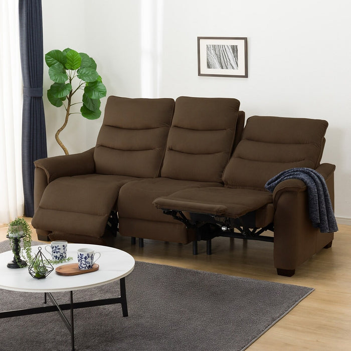 3P ELECTRIC SOFA N-BELIEVA 3 MICROFIBER BR