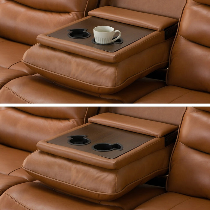 3P ELECTRIC SOFA N-BELIEVA 3 TK-LEATHER BR