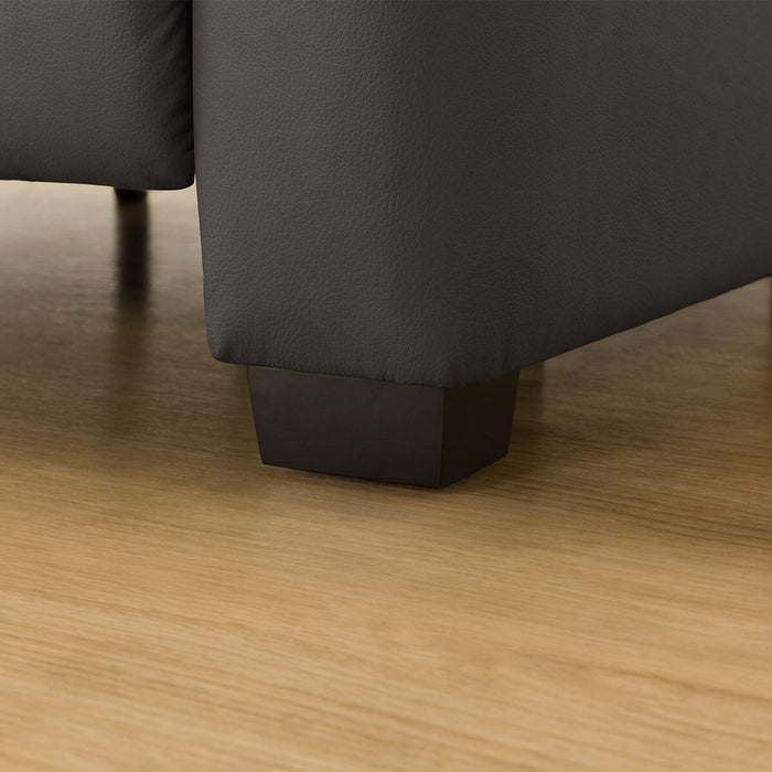 3 ELECTRIC 3P SOFA N-BELIEVA 3 TK-LEATHER DGY