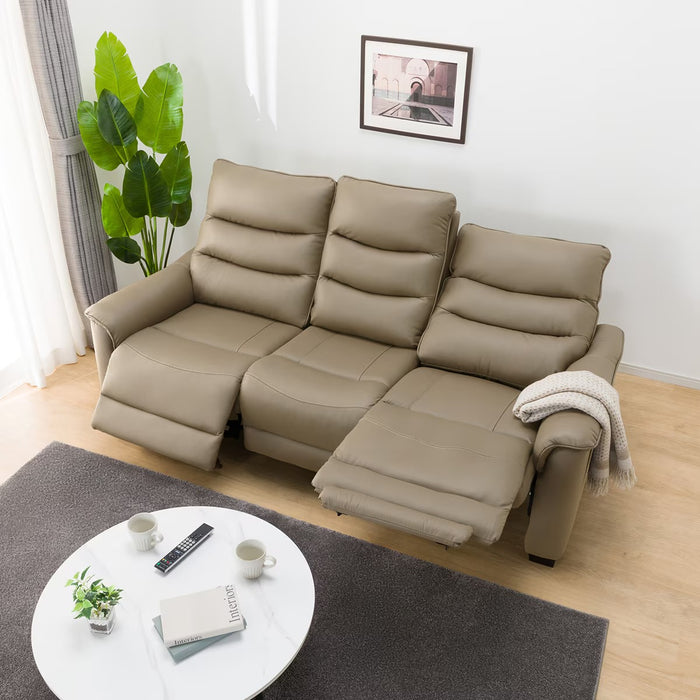 3P ELECTRIC SOFA N-BELIEVA 3 LEATHER MO