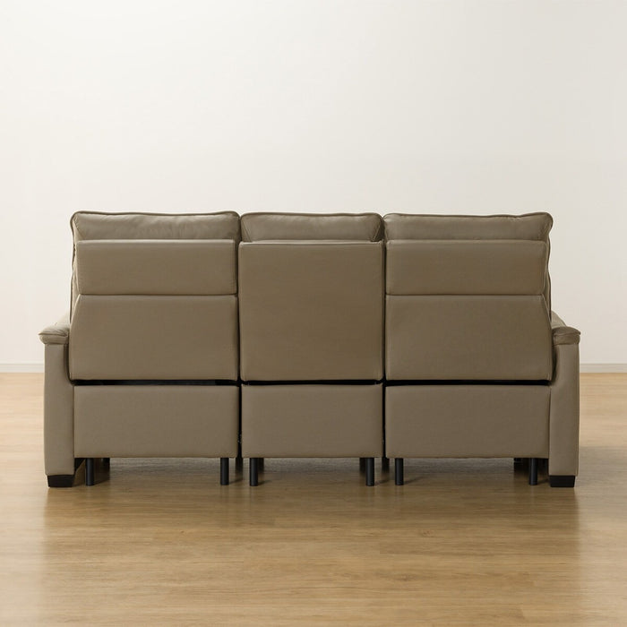 3P ELECTRIC SOFA N-BELIEVA 3 LEATHER MO