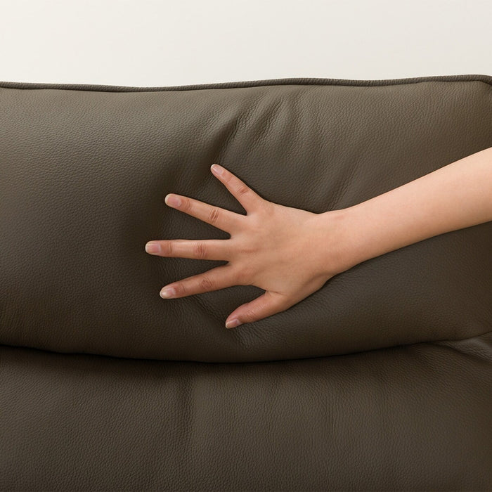 3P ELECTRIC SOFA N-BELIEVA 3 LEATHER BR