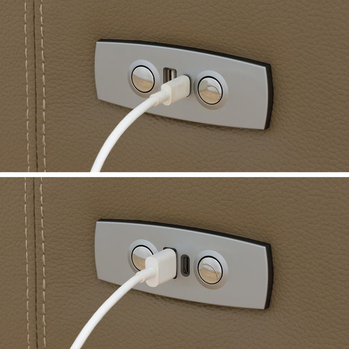 3P ELECTRIC SOFA N-BELIEVA 3 LEATHER MO