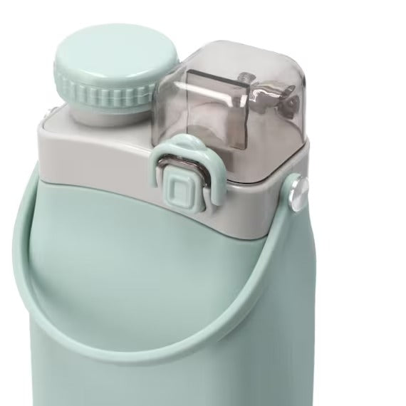 SILICONE FOLDING WATER BOTTLE 600ML TBL