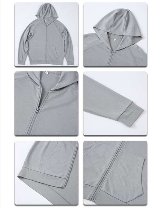 M SOFT HOODIE DGY L